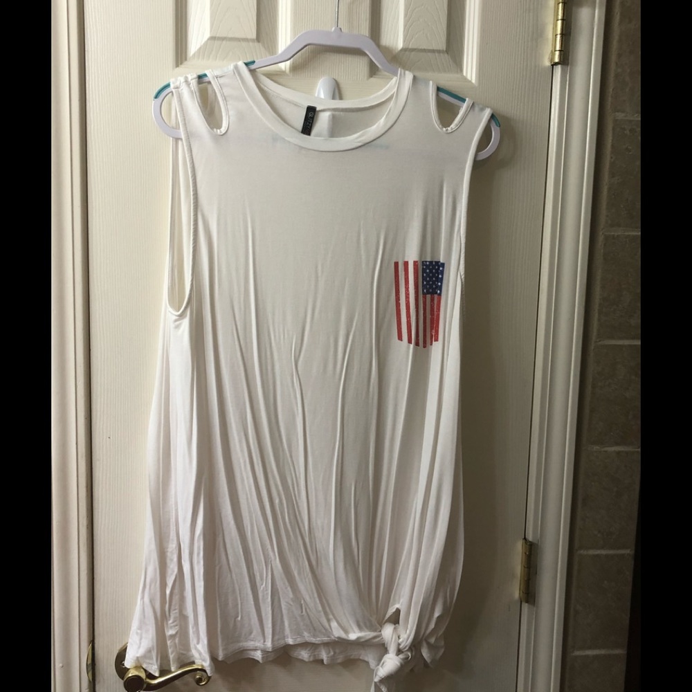 America Flag Tank